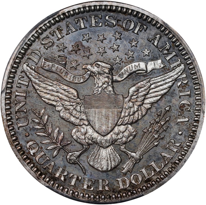 Barber Quarter 25c 1892-1915 [Type] PR63 CAC thumbnail 2
