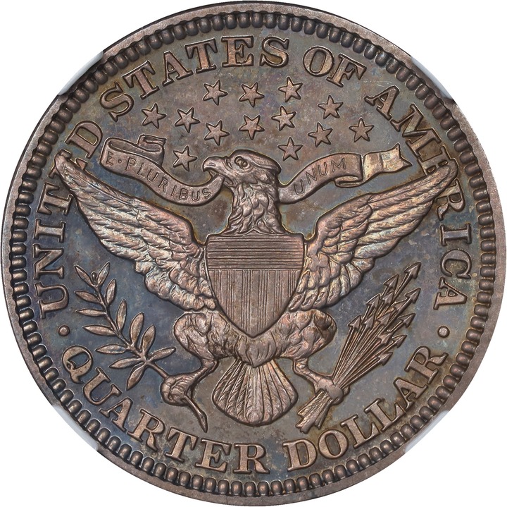 Barber Quarter 25c 1892-1915 [Type] PR64 CAC thumbnail 2