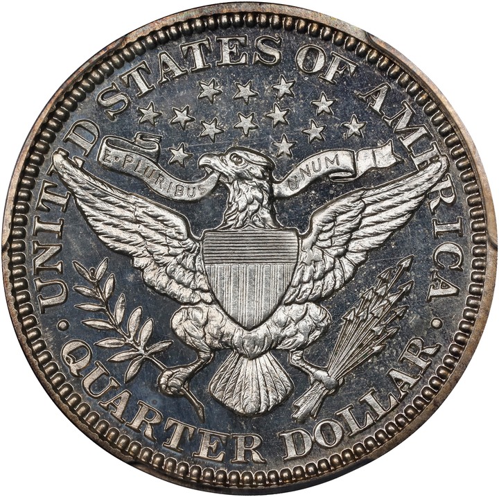 Barber Quarter 25c 1892-1915 [Type] PR63 CAC thumbnail 4