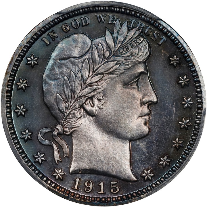 Image for 1915 25c PR64 CAC