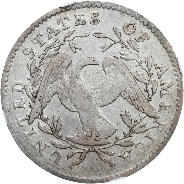 1795 50c 2 Leaves XF40 thumbnail 2