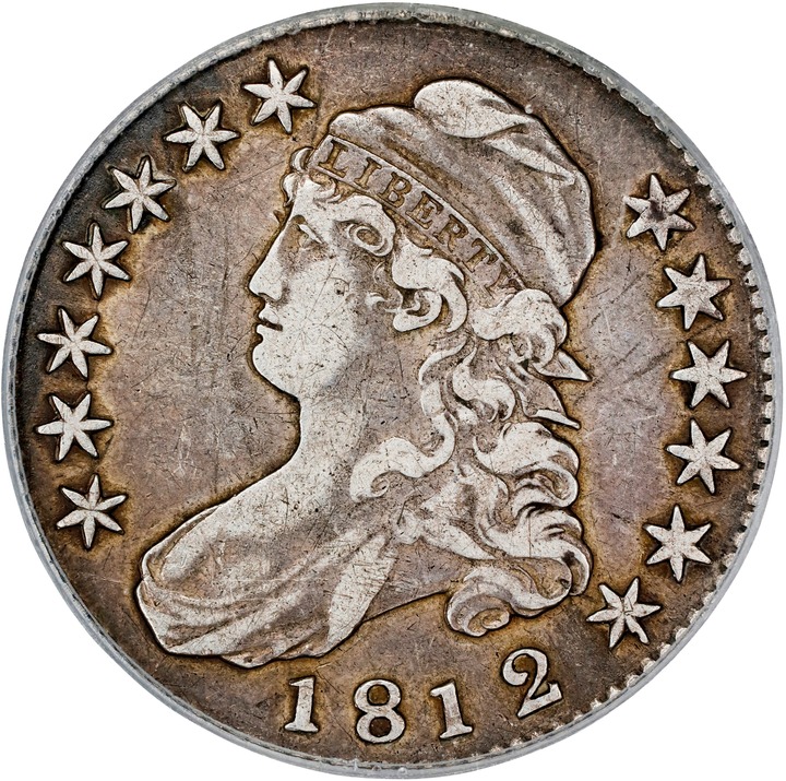 Image for 1812/1 50c Large 8 VF35