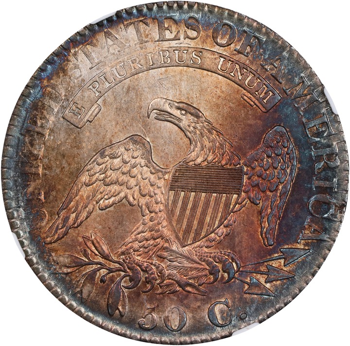 1824 50c Over Various Dates AU50 thumbnail 17