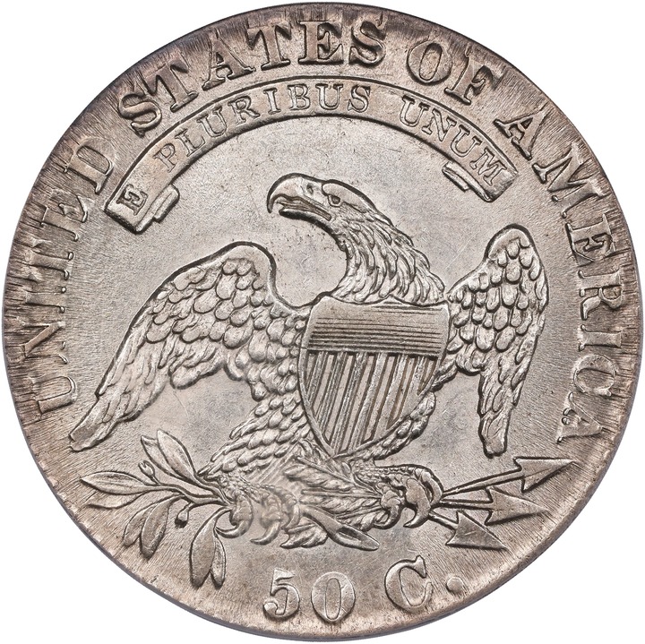 1832 50c Small Letters AU50 thumbnail 2