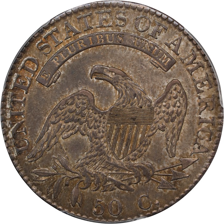 1832 50c Large Letters AU50 thumbnail 7