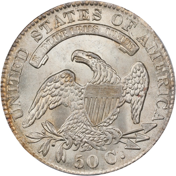 1833 50c MS64 CAC thumbnail 2