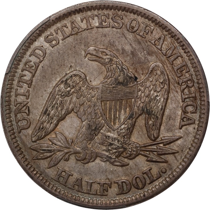 1845 50c MS61 CAC thumbnail 24