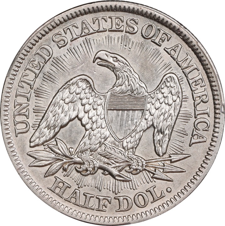 1853 50c Arrows & Rays MS67 thumbnail 10