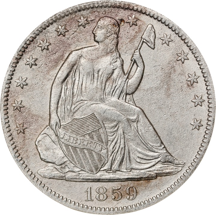 1859-O 50c MS thumbnail 6