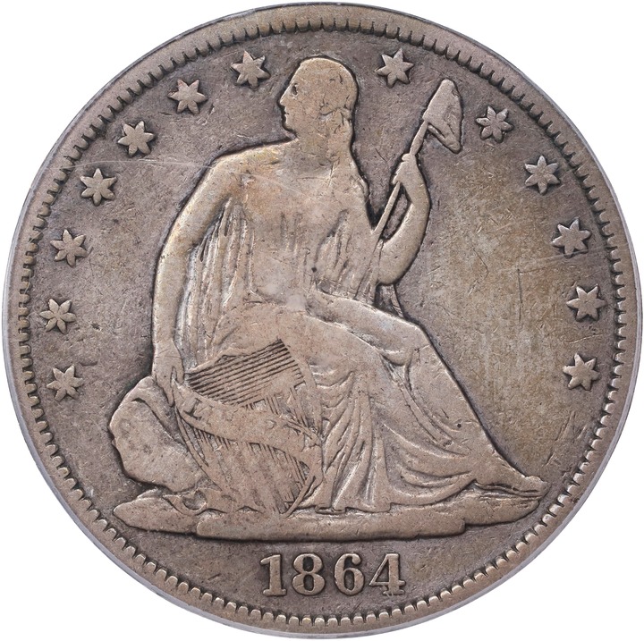 1864-S 50c MS thumbnail 4
