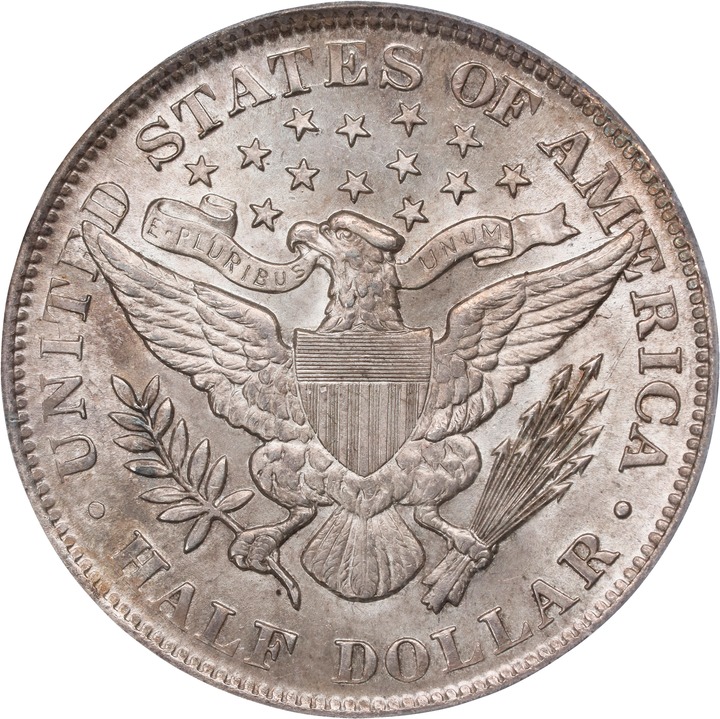 1893 50c AU58 thumbnail 4