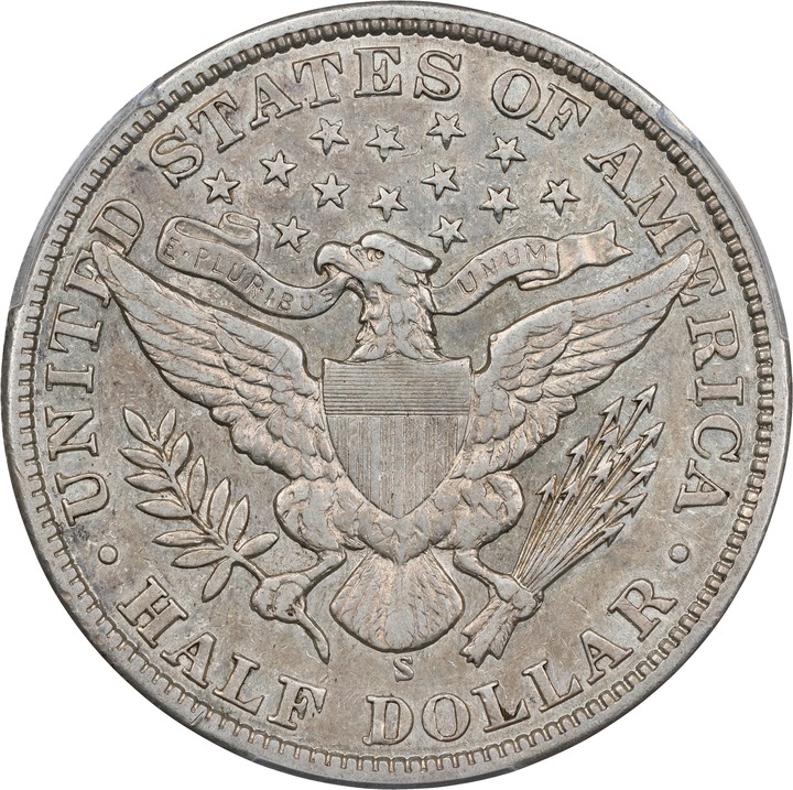 1900-S 50c XF45 CAC thumbnail 2