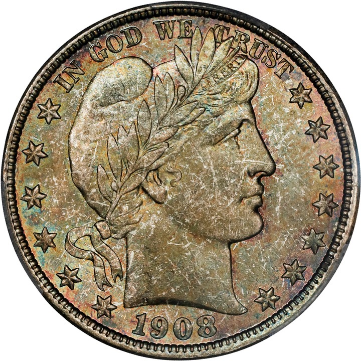 1908-D 50c MS thumbnail 2