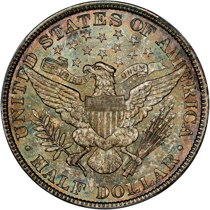 1908-D 50c MS67 thumbnail 2