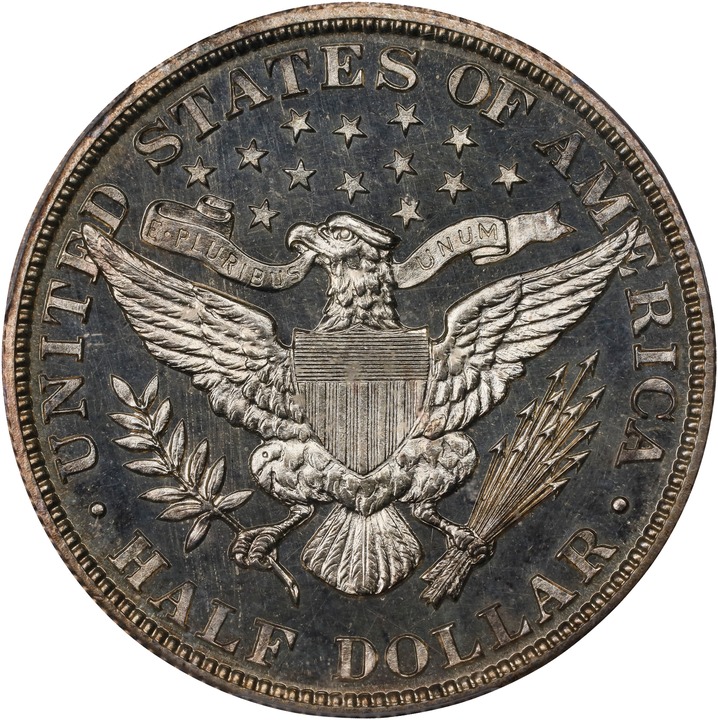Barber Half Dollar 50c 1892-1915 [Type] PR63 thumbnail 2