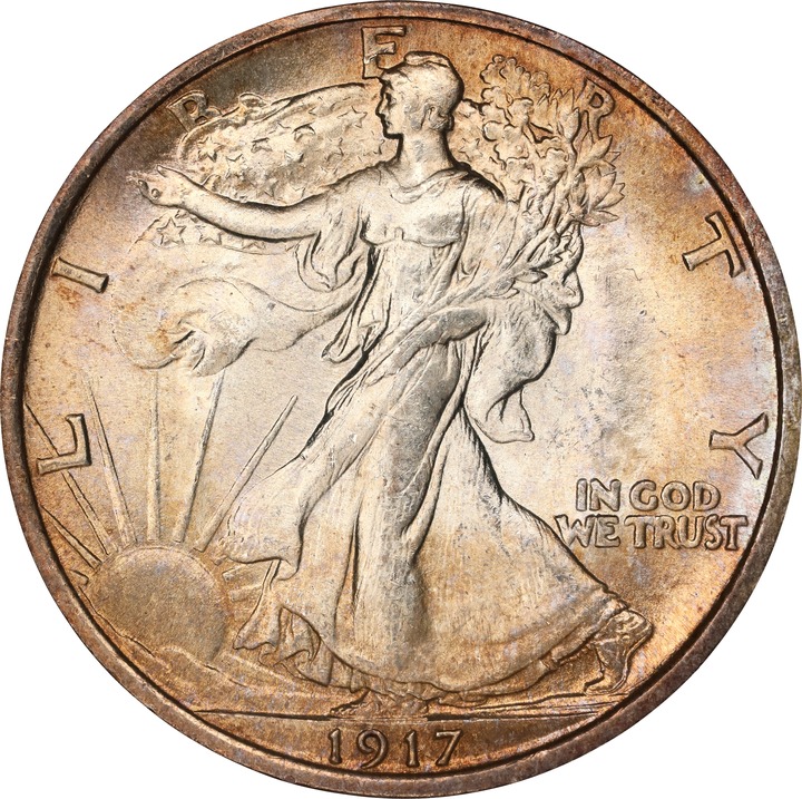 Image for 1917 50c MS66