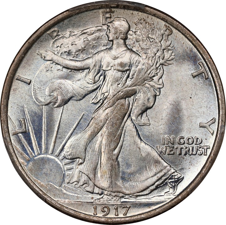 1917-D 50c Mintmark Reverse MS thumbnail 12