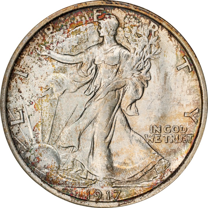 1917-D 50c Mintmark Reverse MS thumbnail 13