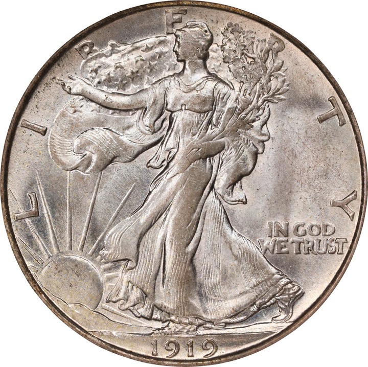 1919-D 50c MS thumbnail 7
