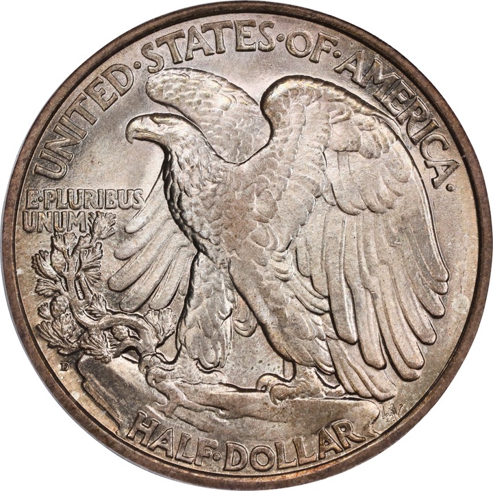 1919-D 50c MS65 thumbnail 2