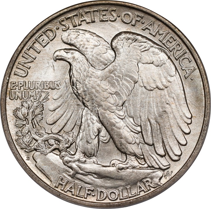 1920-D 50c MS66 thumbnail 2