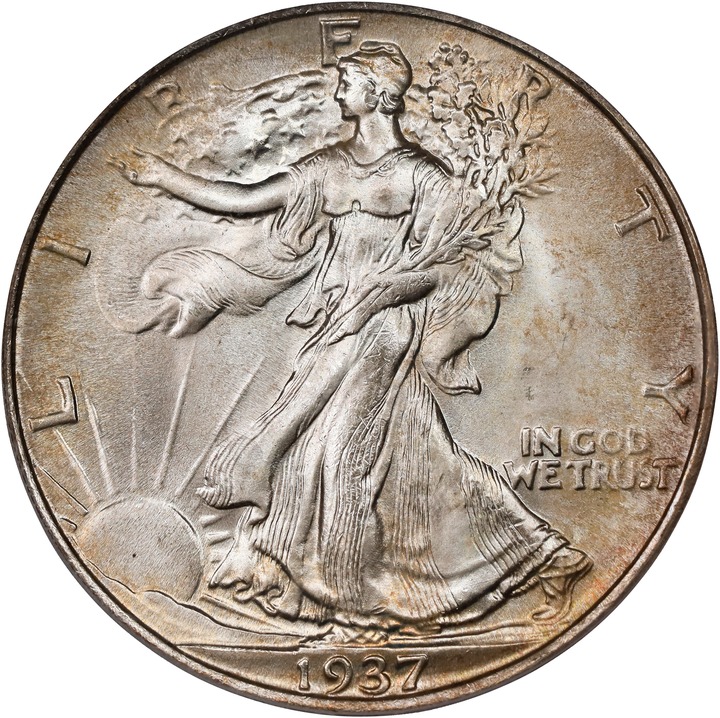 Image for 1937 50c MS68