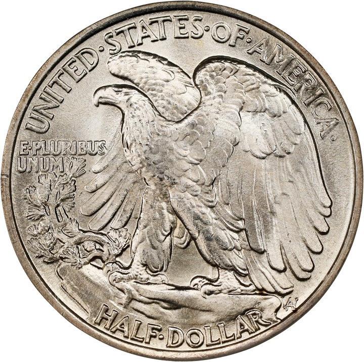 1938 50c MS65 thumbnail 6