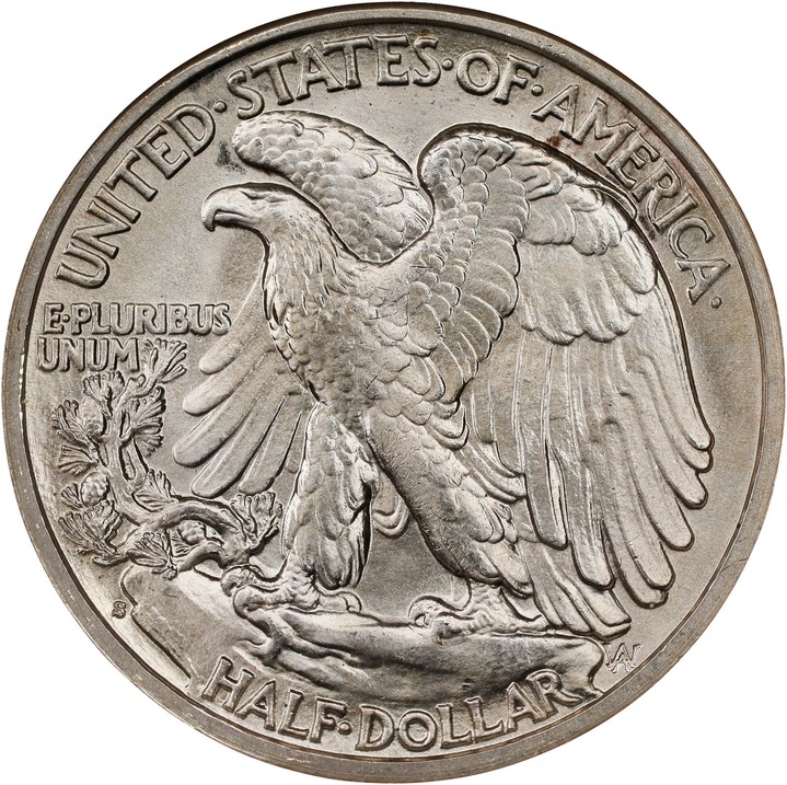 1940-S 50c MS67 thumbnail 2