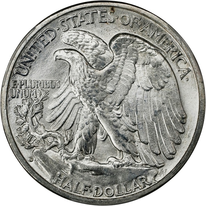 1941-D 50c MS67 CAC thumbnail 4