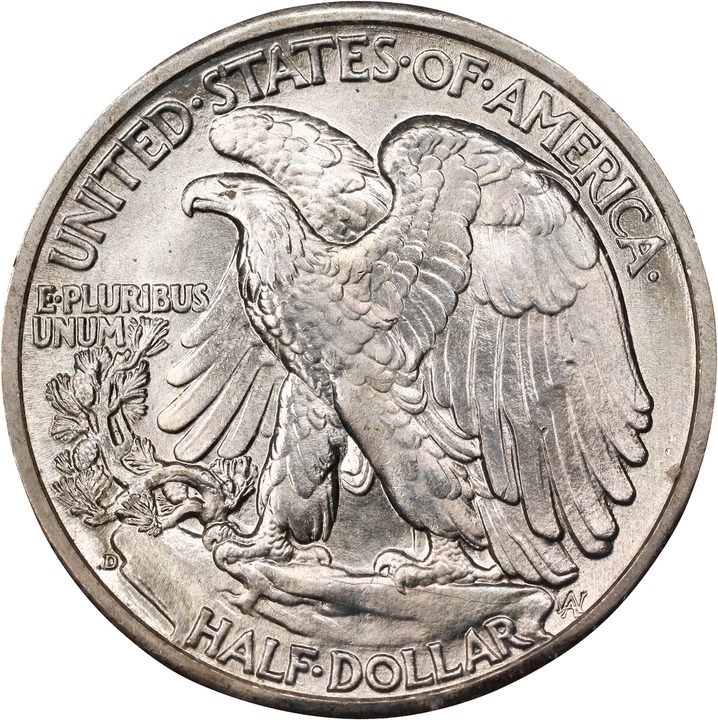 1943-D 50c MS65 thumbnail 6