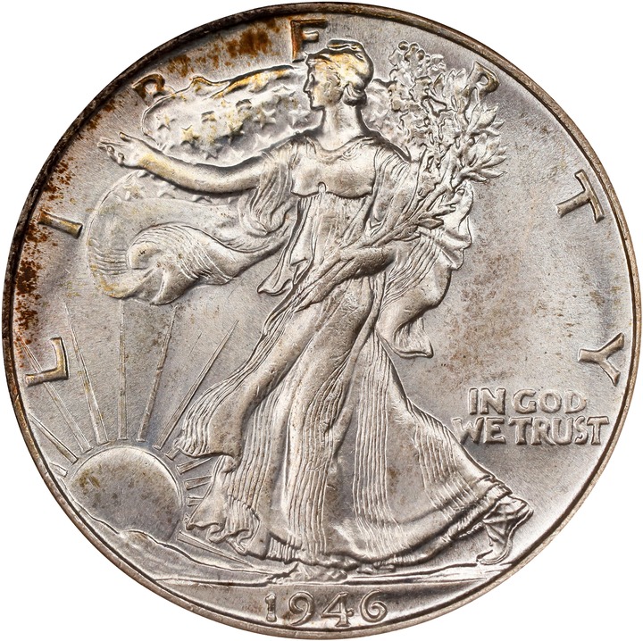 1946 50c VF30 CAC thumbnail 25