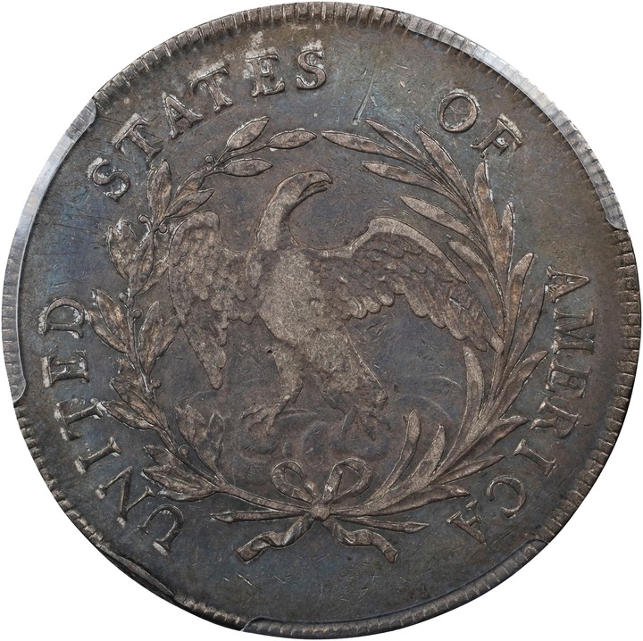 1796 $1  Small Date, Small Letters XF45 thumbnail 2