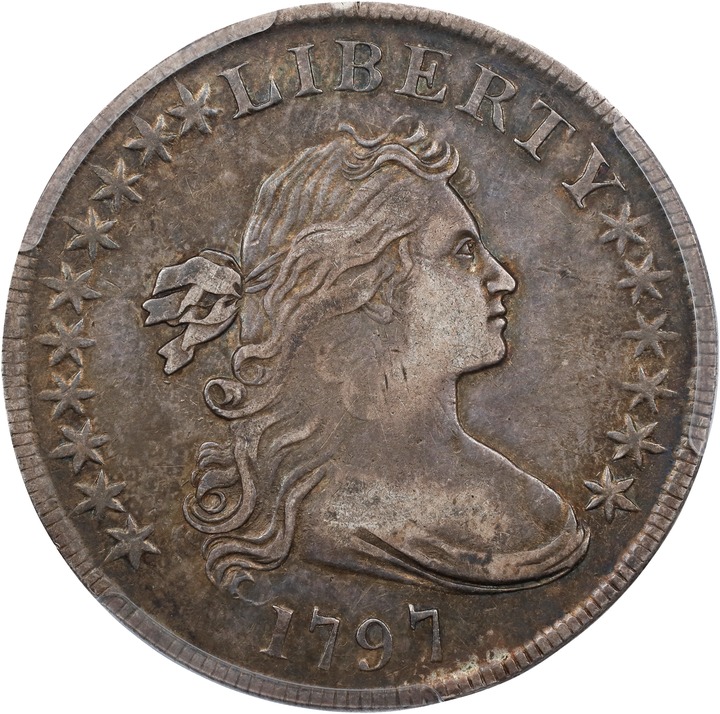 Image for 1797 $1  10x6 Stars, Large Letters XF40