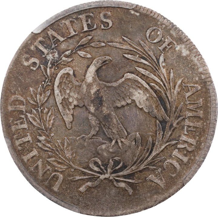 1797 $1  10x6 Stars, Large Letters XF40 thumbnail 2