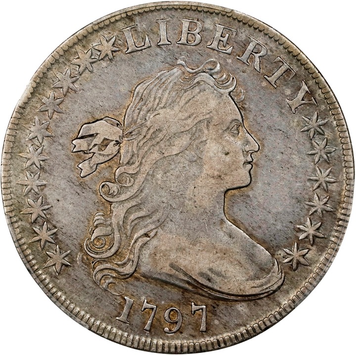 1797 $1  10x6 Stars, Large Letters MS thumbnail 4