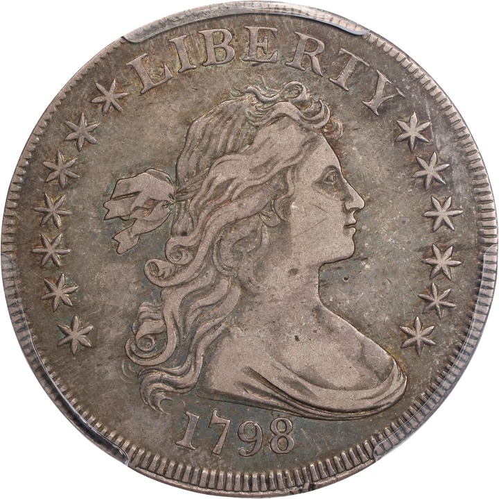 1798 $1  Small Eagle, 13 Stars Obverse MS62 thumbnail 15