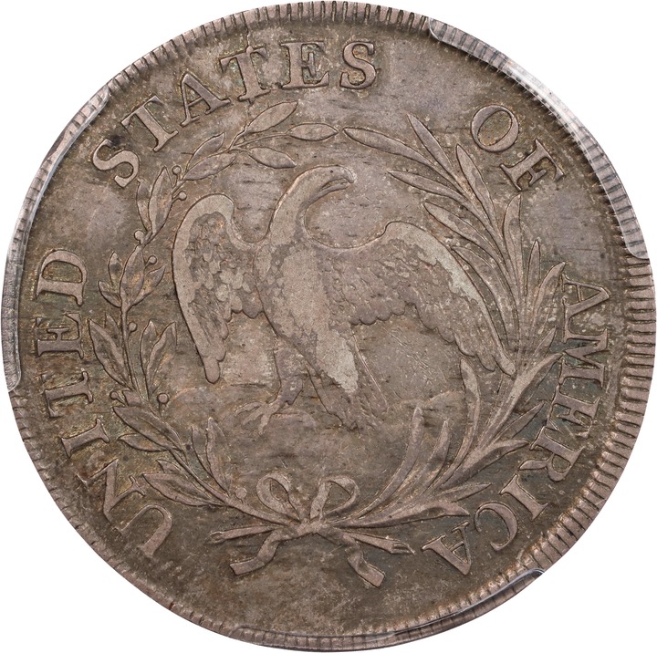 1798 $1  Small Eagle, 13 Stars Obverse MS62 thumbnail 16