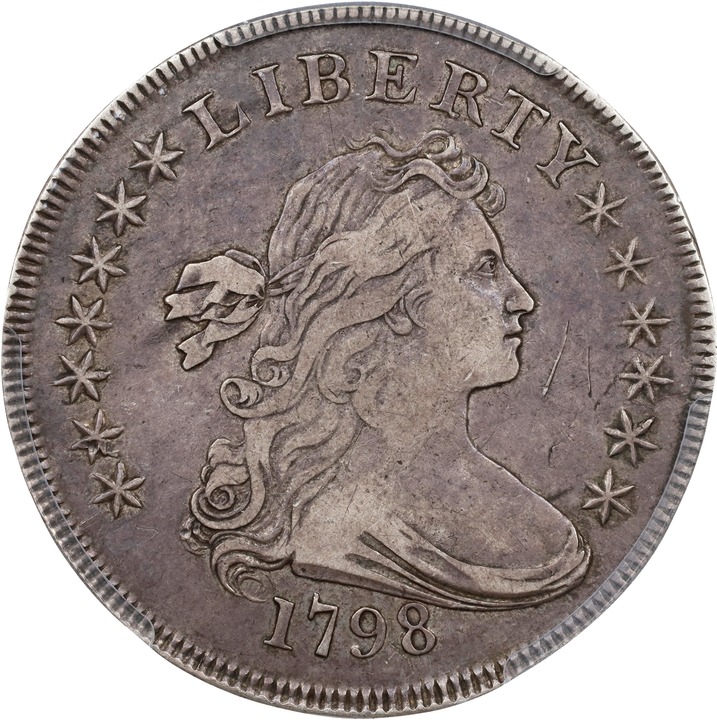 1798 $1  Large Eagle, Pointed 9 MS thumbnail 8