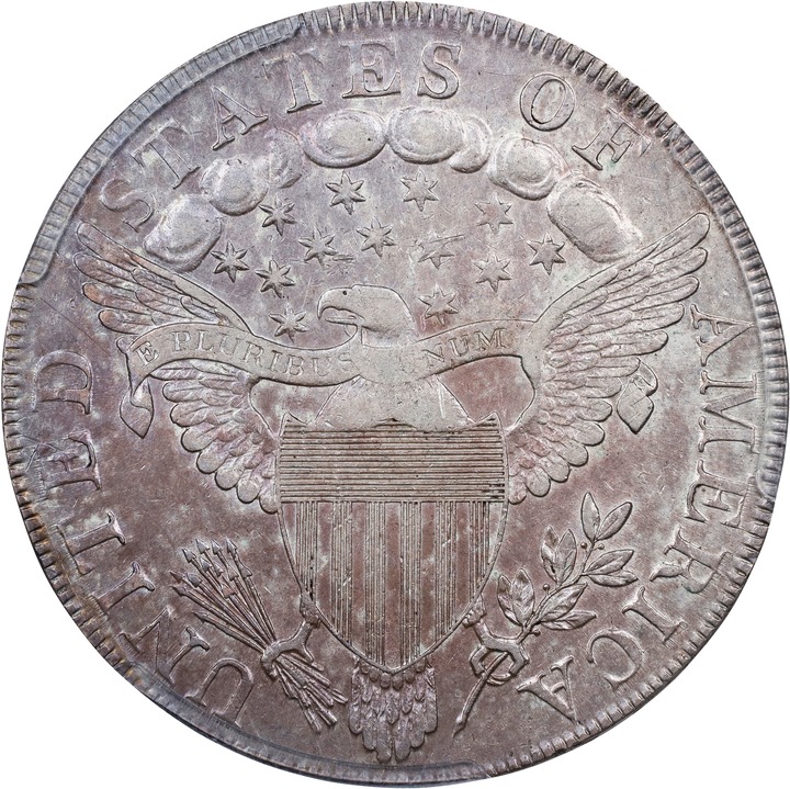 1798 $1  Large Eagle, Pointed 9 MS60 thumbnail 15