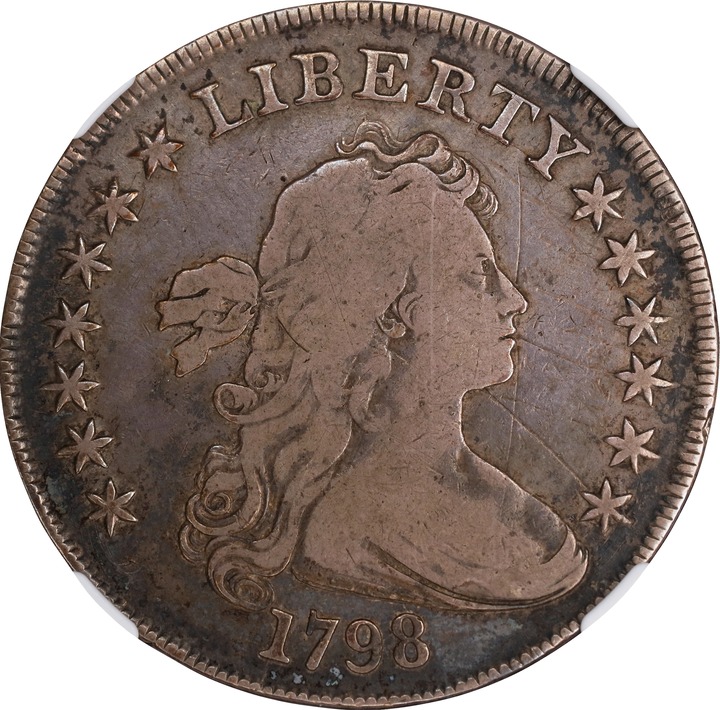 1798 $1  Large Eagle, Pointed 9 MS thumbnail 10