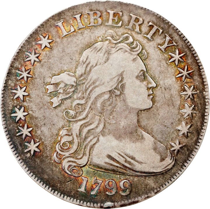 Image for 1799 $1  Irregular Date, 13 Stars VF20