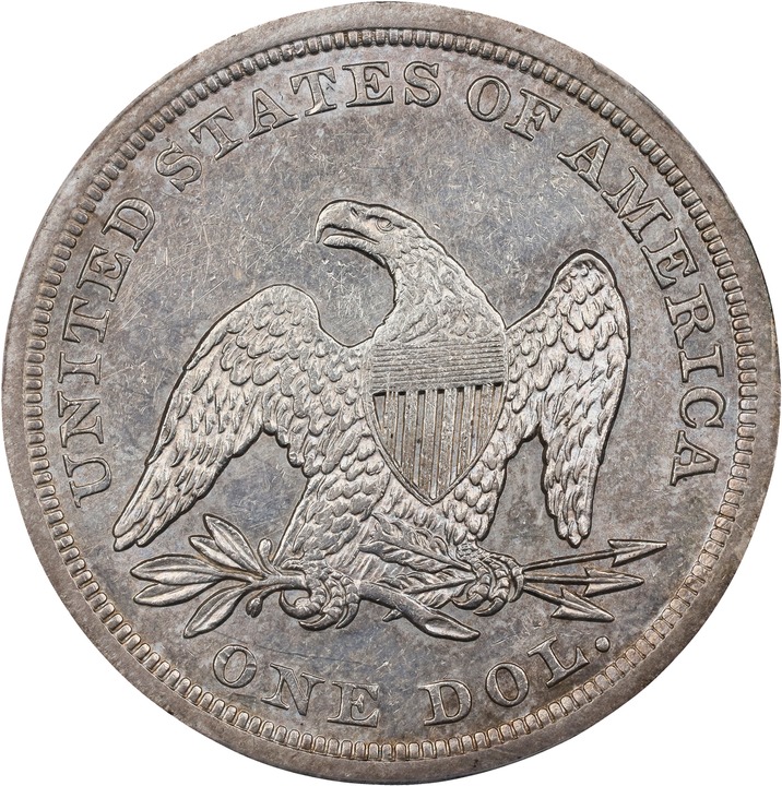 1842 $1 AU55 thumbnail 2