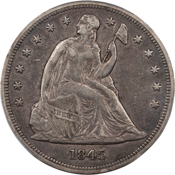 Image for 1845 $1 XF45 CAC