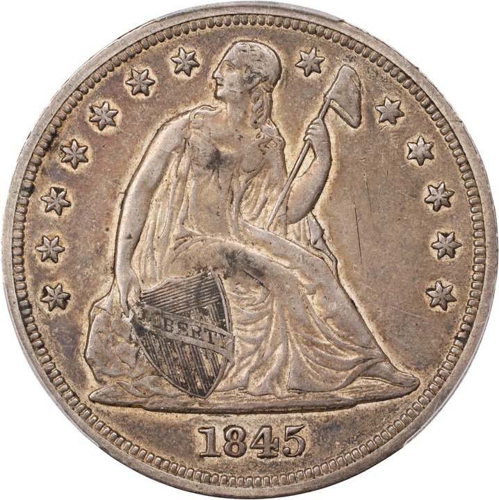 Image for 1845 $1 XF40