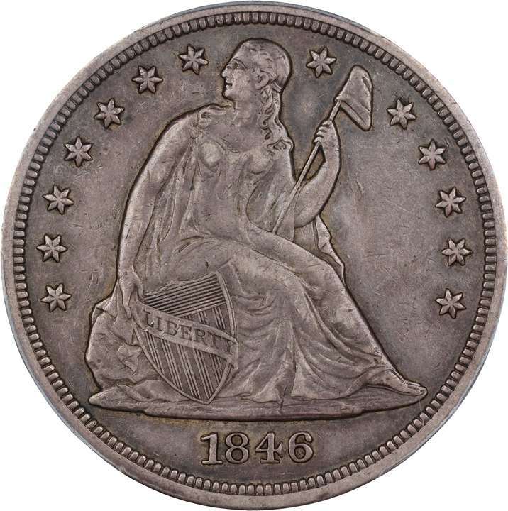 1846 $1 MS63 CAC thumbnail 22