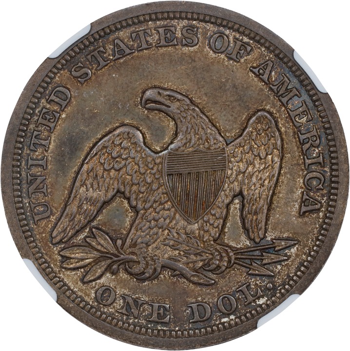 1846 $1 MS63 CAC thumbnail 14
