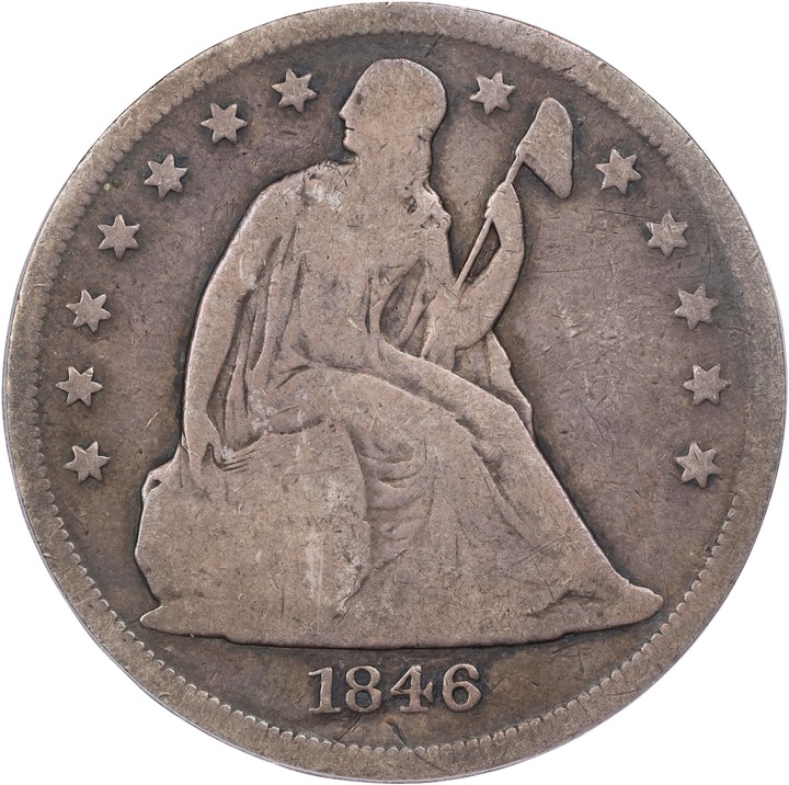 1846-O $1 F15 CAC thumbnail 9