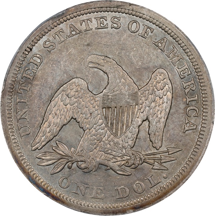 1847 $1 AU55 thumbnail 2