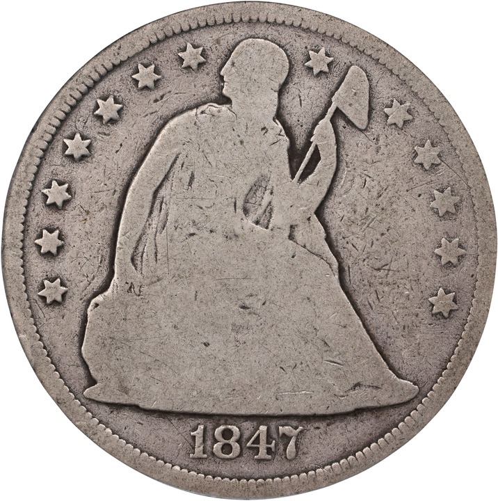 Image for 1847 $1 AG3