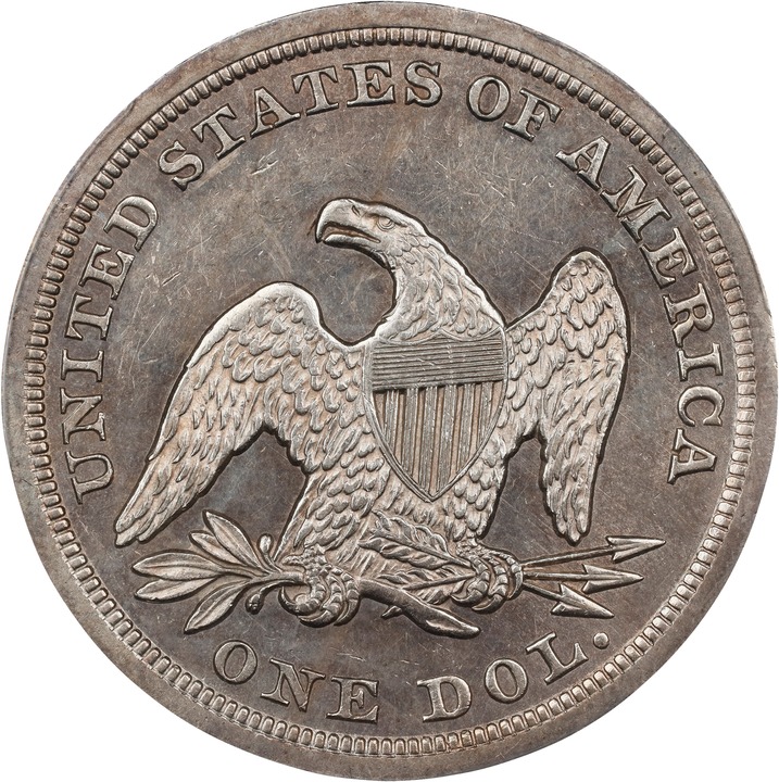 1848 $1 MS60 CAC thumbnail 18